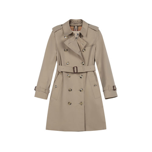 BURBERRY/博柏利 2021款 女士风衣 女款棉质长款风衣外套 80457741