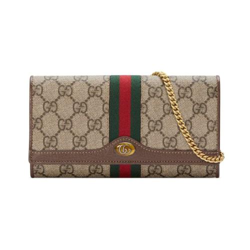  GUCCI古驰 22年秋冬 女士 Ophidia系列GG金属链钱包 546592 96IWS 8745 预定商品2-6周发货
