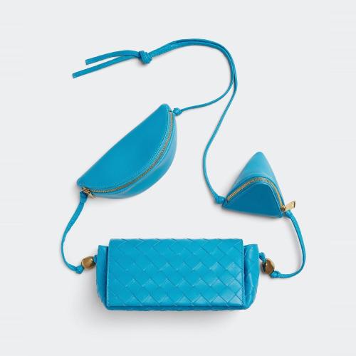  BV葆蝶家 22年秋冬 女士 单肩包 pochette a bandouliere 717429VCP3C4619