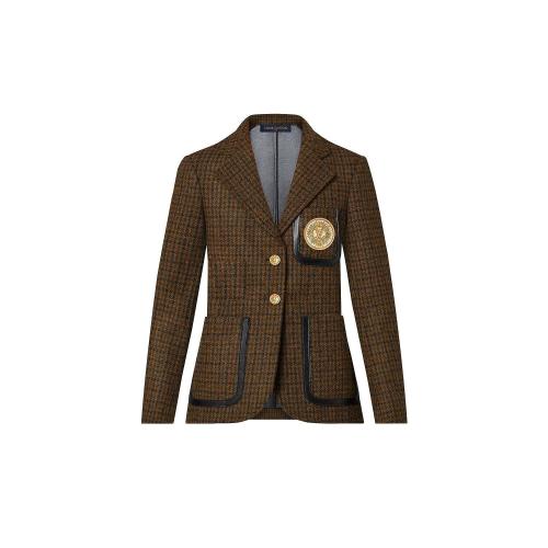  LV路易威登 22年秋冬 女士 夹克 千鸟格西装夹克 1AAALE 1AAALB 1AAALC 1AAALD