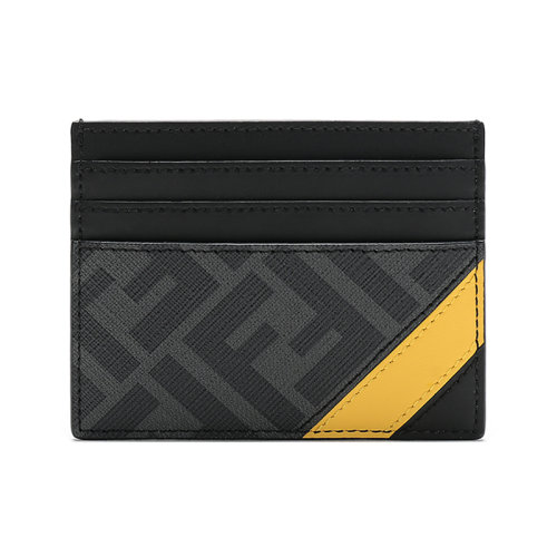 FENDI/芬迪 男士涂层织物/配皮卡包卡夹 7M0164 A9XS