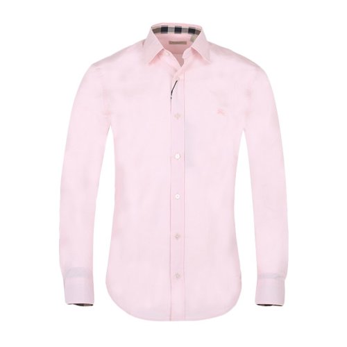  BURBERRY/博柏利 男士浅粉色棉质长袖衬衫 3991156 PLFSX