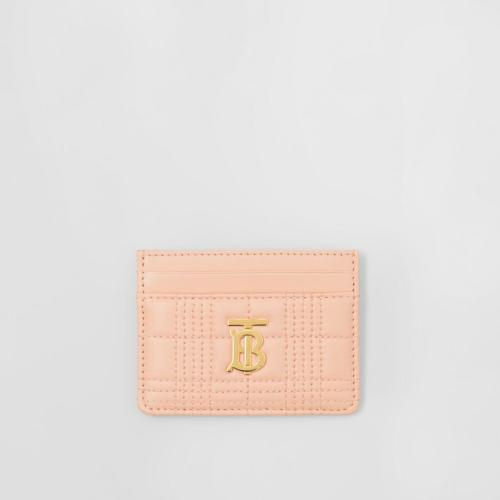  BURBERRY 22年秋冬 女士 Lola – 绗缝羔羊皮萝纳卡片夹 80561021