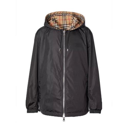  BURBERRY/博柏利 男士格纹双面经典夹克 80270971 PLFSX