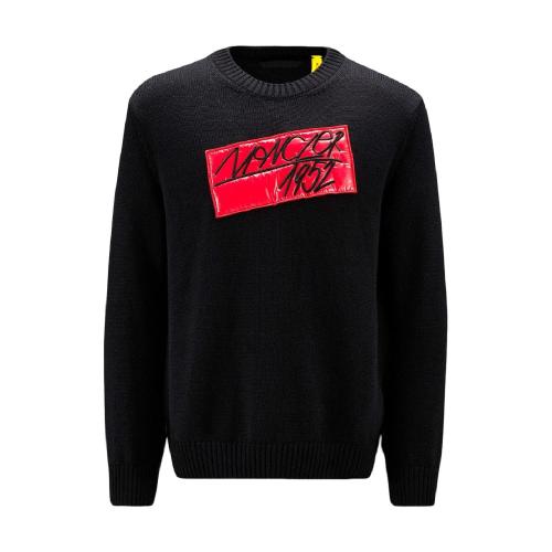  MONCLER蒙可蒙克莱 22年秋冬 男士 长袖T恤 徽标羊毛毛衣 H20929C00005M2015999