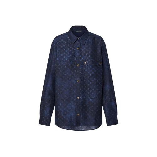  LV路易威登 22年秋冬 女士 长袖衬衫 MONOGRAM 衬衫 1AAKFL 1AAKFM 1AAKFH 1AAKFK 1AAKFI 1AAK