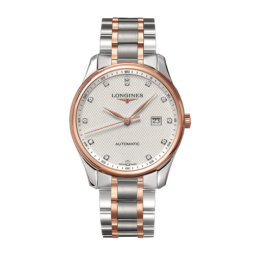 LONGINES/浪琴 名匠系列 18K金 钻石时标 自动机械男士腕表 L2.893.5.77.7