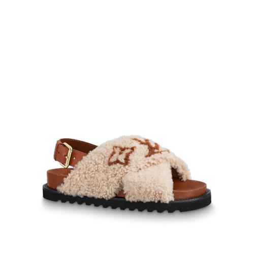 LV路易威登 22年秋冬 男士 平底凉鞋 Sandale plate confort Paseo 1A9D58 1A9D5A 1A9D5C 1A9D 预定商品2-6周发货