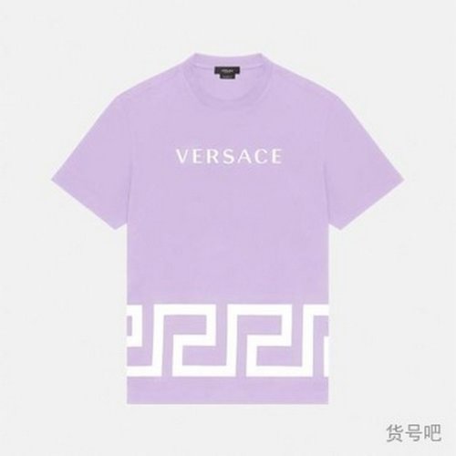  VERSACE/范思哲 男士紫色棉质短袖T恤 A88560 A235263 1L310 PLFSX