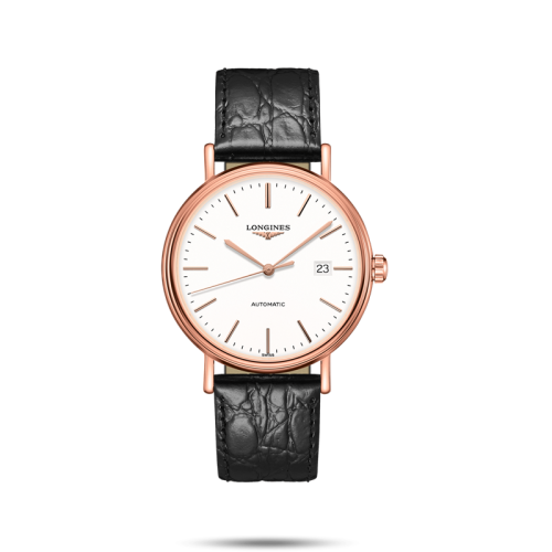 LONGINES/浪琴 时尚系列 精钢和红色PVD涂层 自动机械 男士腕表   L4.922.1.12.2