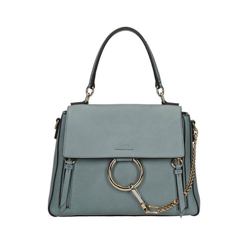 CHLOE/克洛伊 19年秋冬 单肩包 圆扣 女包  女性 Faye系列 信封包 亮蓝色 手提包 C17WS322_HGJ_41H