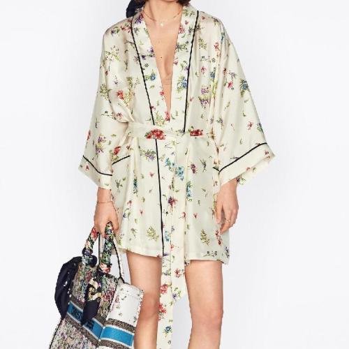  DIOR迪奥 22年秋冬 女士 连衣裙 Robe de chambre Dior Chez Moi 241V63A6845_X0877