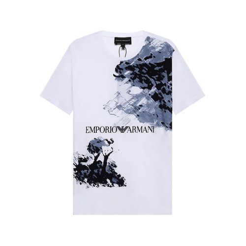 Emporio Armani/安普里奥阿玛尼 男士短袖T恤男士棉质圆领短袖T恤 6K1T6P 1JQ4Z
