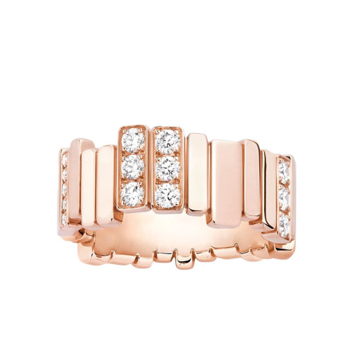 DIOR/迪奥 GEM系列 18K金玫瑰金镶嵌钻石戒指指环JGEM95001_0000