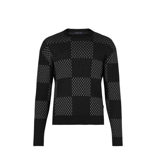  LV路易威登 22年秋冬 男士 针织衫 GIANT DAMIER 圆领衫 1A8H27 1A8H22 1A8H28 1A8H25 1A8H24 预定商品2-8周发货