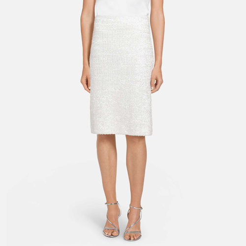 St.John/盛蔷时尚气质高腰毛呢女士半身裙K75Z001