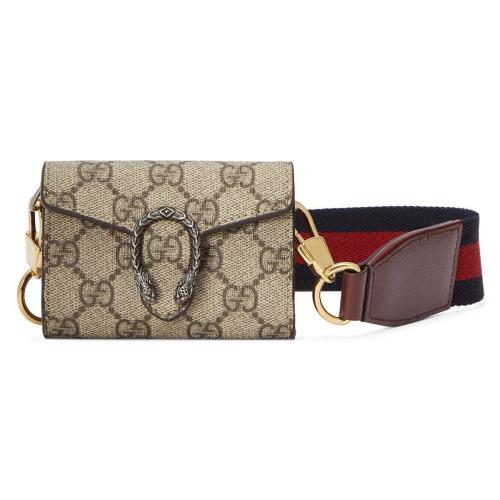  GUCCI古驰 22年秋冬 女士 Dionysus系列织带肩带GG钱包 696804 UI1MX 8852