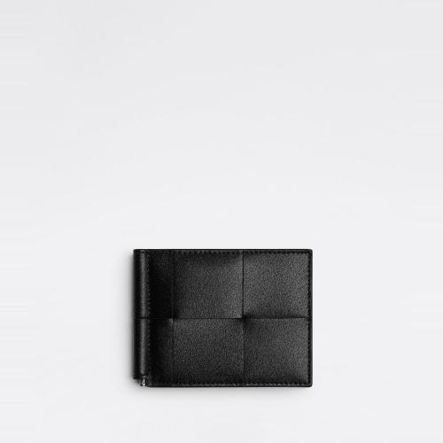 BV葆蝶家 22年秋冬 男士 钱包 PORTEFEUILLE A_VEC PINCE a BILLETS 667039VBWD28803