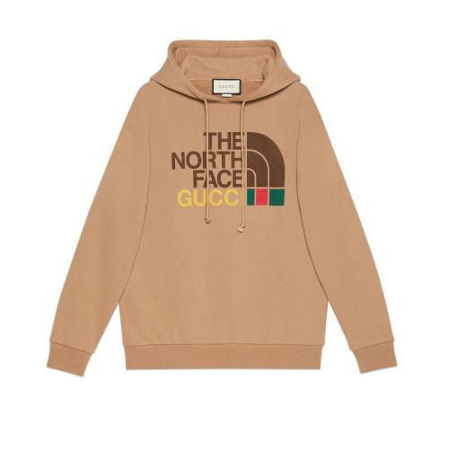  GUCCI古驰 22年秋冬 女士 The North Face x Gucci联名系列棉质卫衣 615061 XJDBY 2597
