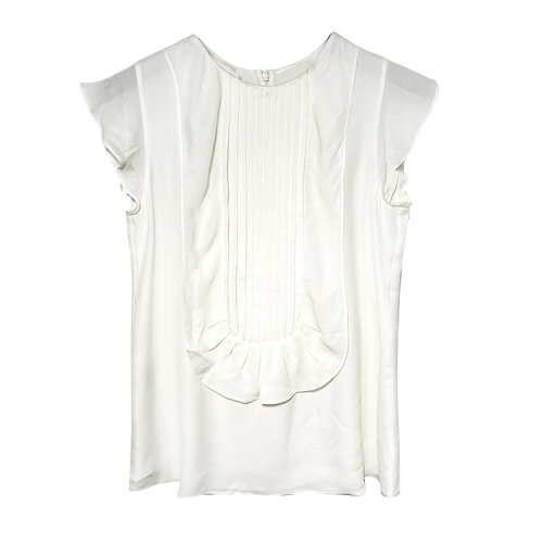 Emporio Armani/安普里奥阿玛尼 米色女士无袖上衣（瑕疵折扣）