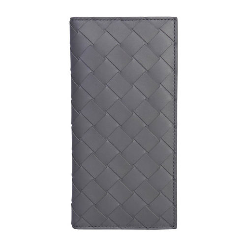 Bottega Veneta/葆蝶家  宝缇嘉钱包 男士黑色牛皮经典时尚双折编织钱包 592780VCPQ4