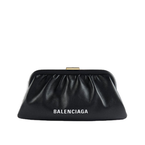 Balenciaga/巴黎世家 女士黑色牛皮单肩包 618895-1IZOM-1000