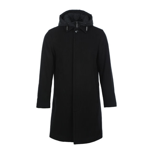 Emporio Armani/安普里奥阿玛尼21新品简约连帽中长款男士羽绒服外套6K1L741NYVZ