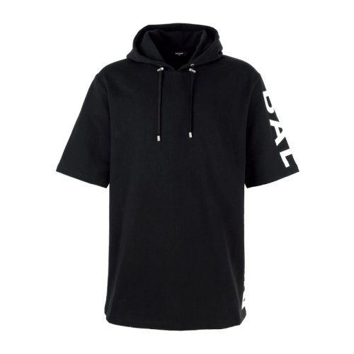  BALMAIN/宝曼 男士印花大轮廓连帽衫卫衣 XH1JL000BB15EAB