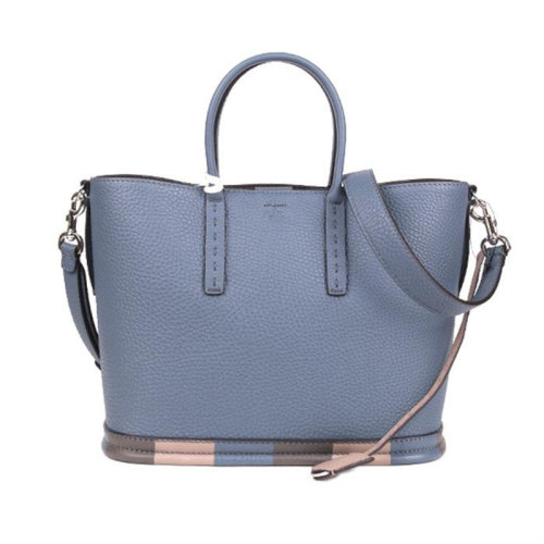 FENDI/芬迪  女包 女士蓝色小牛皮时尚单肩斜挎手提包 8BH349A2WJF11DG