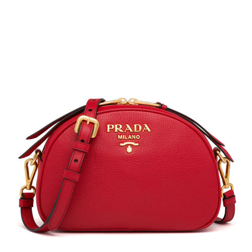 PRADA/普拉达 女士Prada皮革单肩斜挎包女包红色1BH130_2BBE_F0EOO_V_NOO