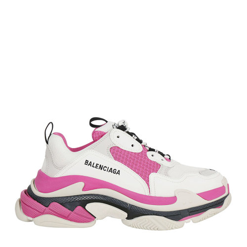 Balenciaga/巴黎世家 女士Triple S时尚拼色厚底老爹鞋低帮运动鞋休闲鞋女鞋 524039-W09OM-9021