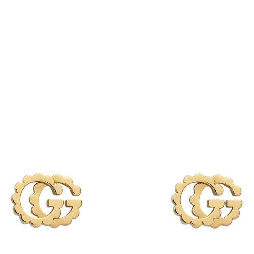 GUCCI/古驰 double G系列 18k金黄金双G耳钉481677J85008000