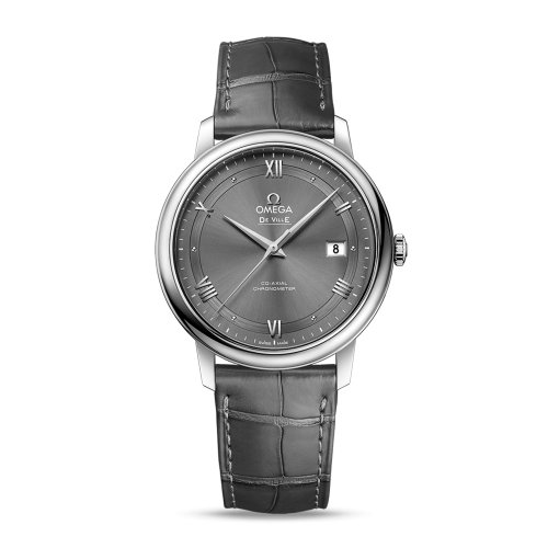 OMEGA/欧米茄 碟飞系列 典雅 同轴腕表 精钢表壳 皮表带 自动机械 男士腕表 424.13.40.20.06.001