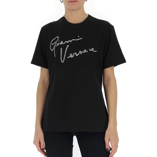  VERSACE/范思哲 女士黑色棉质短袖Polo衫 A85751 A228806	A1008 PLFSX