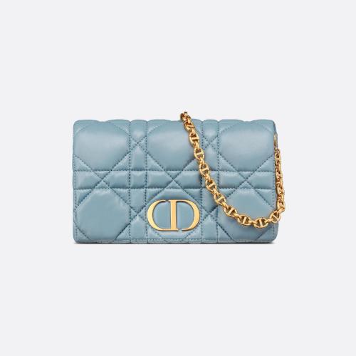  DIOR迪奥 22年秋冬 女士 手拿包 Pochette Macrocannage Dior Caro S5135UNGX_M09Z