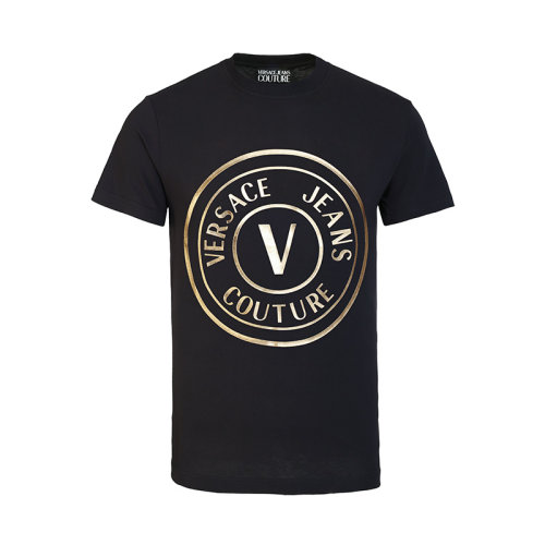 VERSACE/范思哲时尚百搭图案LOGO男士短袖T恤