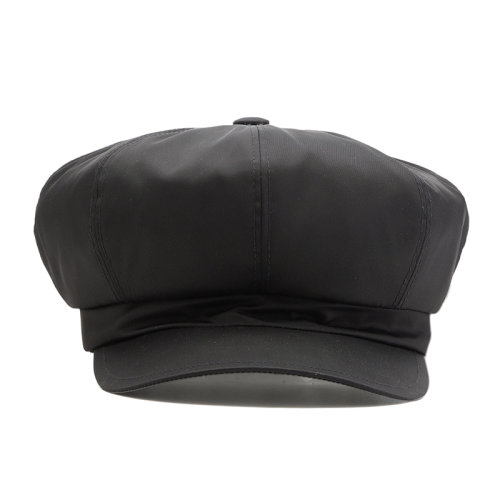 PRADA/普拉达 女士黑色Re-Nylon再生尼龙报童帽1HC551_2DMI_F0002