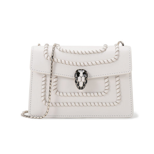 BVLGARI/宝格丽 女迷你款士SERPENTI FOREVER系列牛皮蛇头扣单肩斜挎包链条包 288045