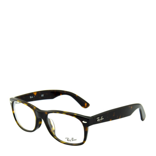 Ray-Ban/雷朋 简约 休闲 长方形 板材 男女款 光学镜架 花纹 logo镜腿 近视 眼镜框 眼镜架 RX5184F 52/54mm RayBan 雷朋