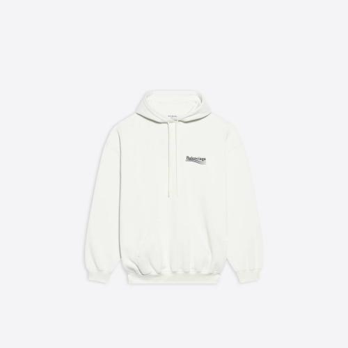  BALENCIAGA巴黎世家 22年春夏 女士 卫衣 political campaign medium fit hoodie 578135TKVI99 预定商品1-3周发货