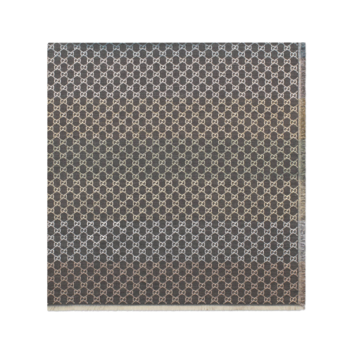 GUCCI/古驰  女士GG提花灰色幻彩围巾/披肩围巾5582743GC461400