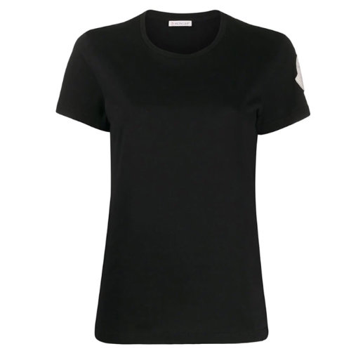 Moncler/蒙克莱 蒙口 女装 时尚百搭 品牌LOGO棉质女士圆领短袖T恤 8C71600V8102910