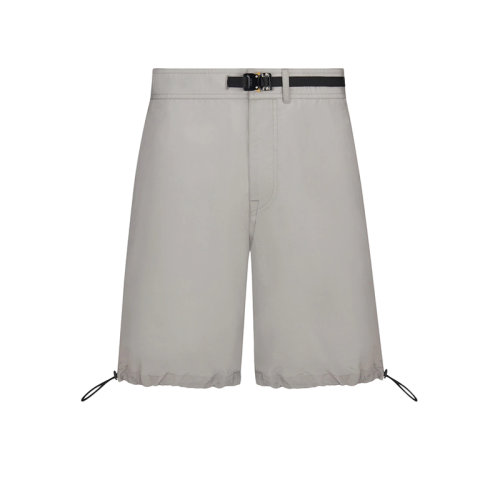 DIOR/迪奥 22年秋冬新款 CD 1947系列 男士灰色棉质混纺科技面料短裤293C179B4717_C120