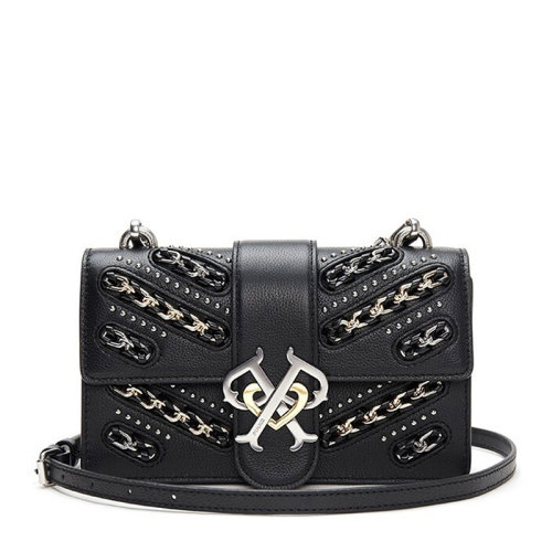 Pinko/品高【情人节好礼】女士牛皮双P标识金属扣单肩包斜挎包女包1P21XV多色可选