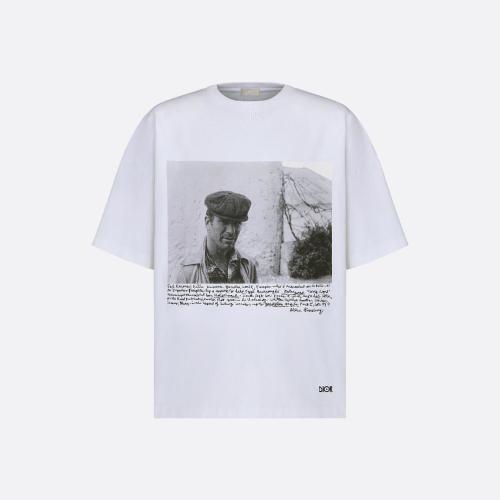  DIOR迪奥 22年秋冬 男士 短袖T恤 DIOR AND JACK KEROUAC 超大版型 T 恤 293J673A0554_C089