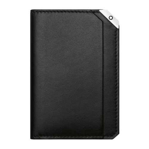 MontBlanc/万宝龙 男士黑色粘胶纤维便携卡包 114675