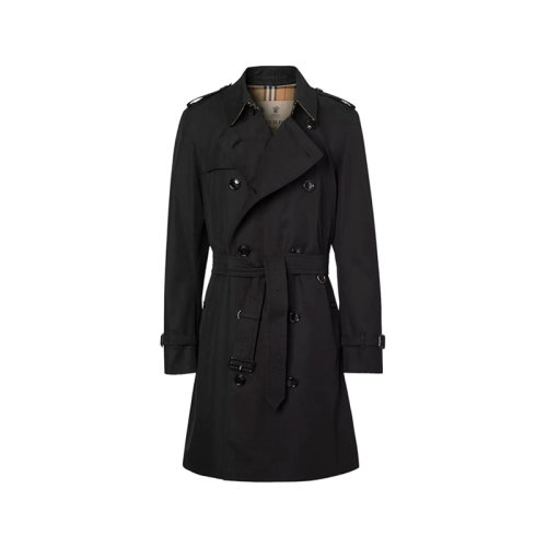 BURBERRY/博柏利 【22秋冬新款】 男款棉质切尔西版型Heritage Trench中长款风衣大衣外套 80458631