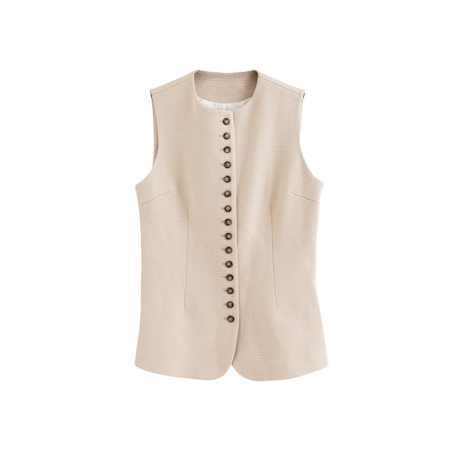 GeleiStory/GeleiStory 春季新款欧版百搭设计感小坎肩百搭气质马甲西服外套四季皆宜 女装>女士西装>女士西服