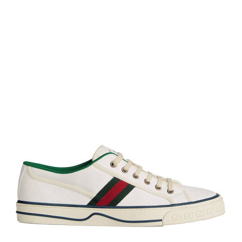 GUCCI/古驰 新款男士白色 Tennis 1977休闲运动鞋 60611199W909085
