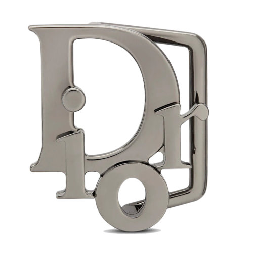 DIOR/迪奥新款 男士暗灰色镀钌黄铜35毫米的腰带扣4915RUMET_H07K